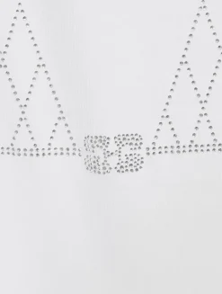 Crystal-Embellished Tank Top