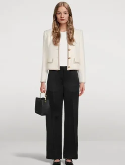Cuff-Slit Trousers