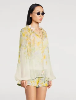 Cypher 24K Gold Plated Oval Sunglasses