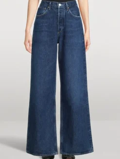 Dame Wide-Leg Jeans