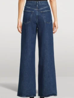 Dame Wide-Leg Jeans
