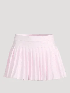 Dancia Tennis Skirt In Tennis Racket Print
