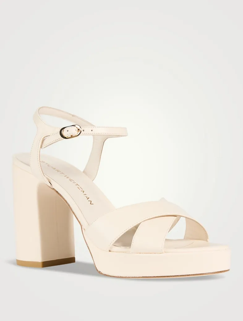 Dayna Leather Platform Sandals