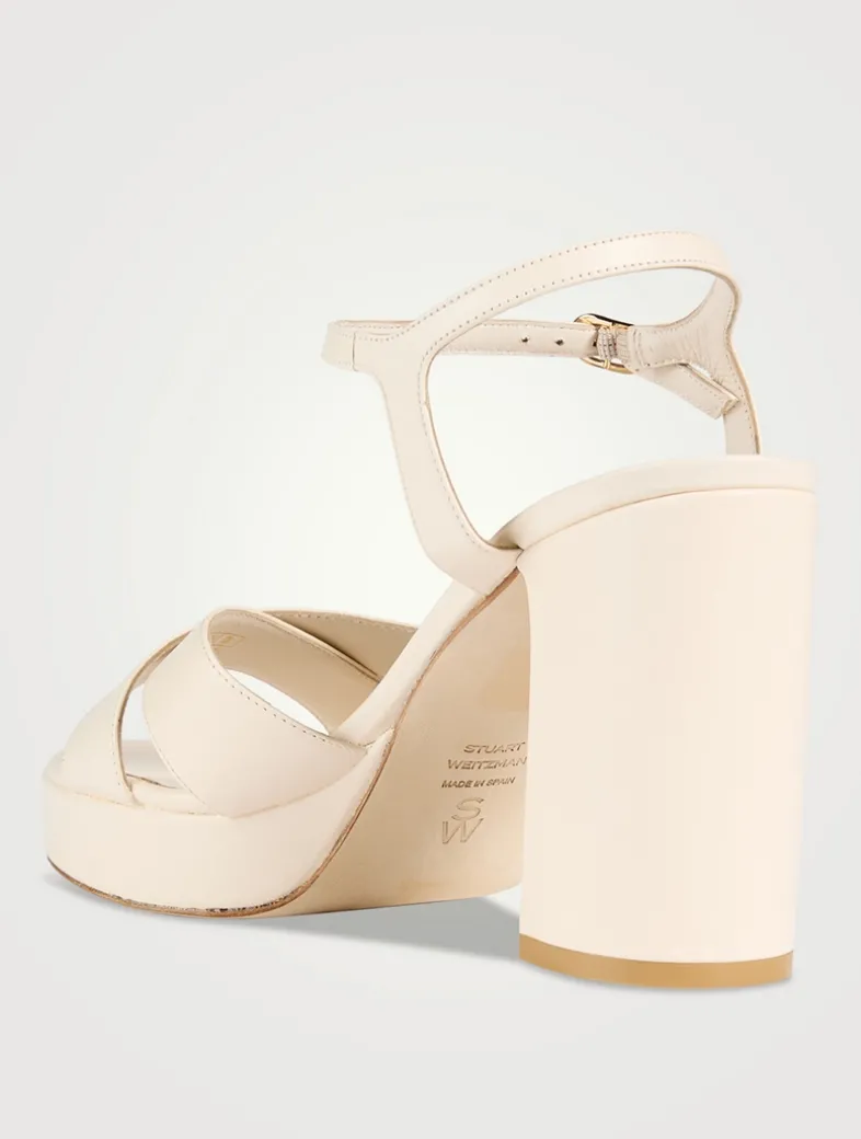 Dayna Leather Platform Sandals