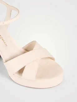 Dayna Leather Platform Sandals