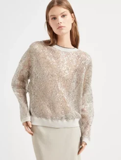 Dazzling Net Sweater