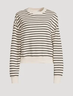 Dean Sweatshirt In Stripe Print