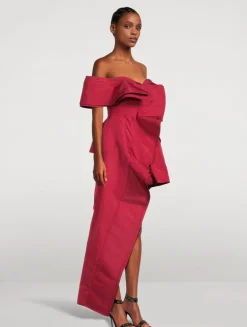 Deconstructed Faille Trench Dress