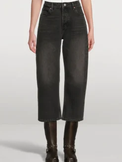 Deep Trance Barrel-Leg Jeans