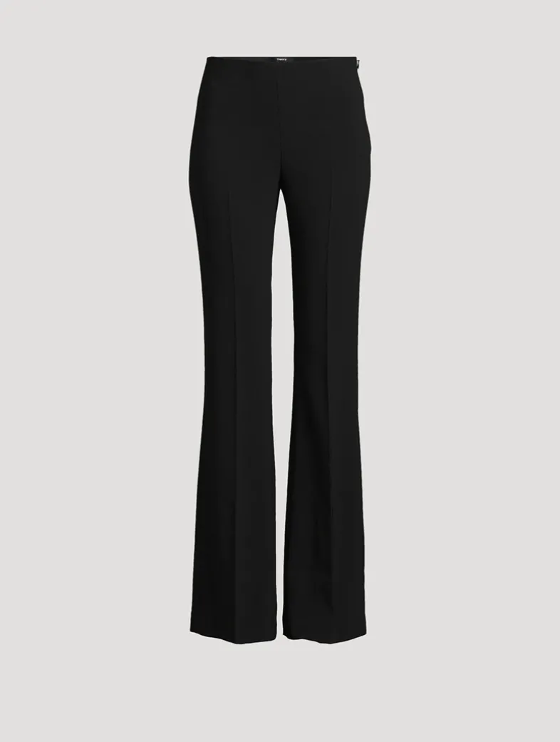 Demitria Admiral Crepe Flared Pants