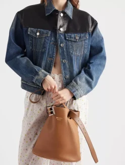 Denim And Leather Jacket