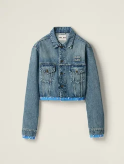 Denim And Poplin Trucker Jacket