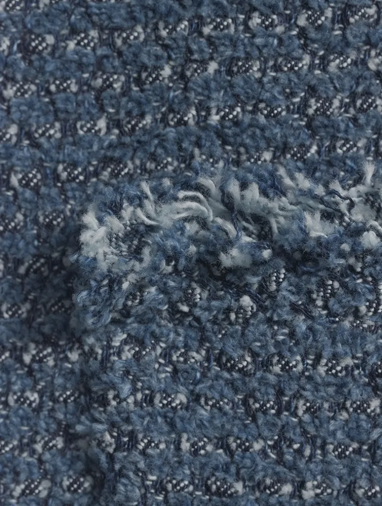 Denim And Tweed Mix Jacket