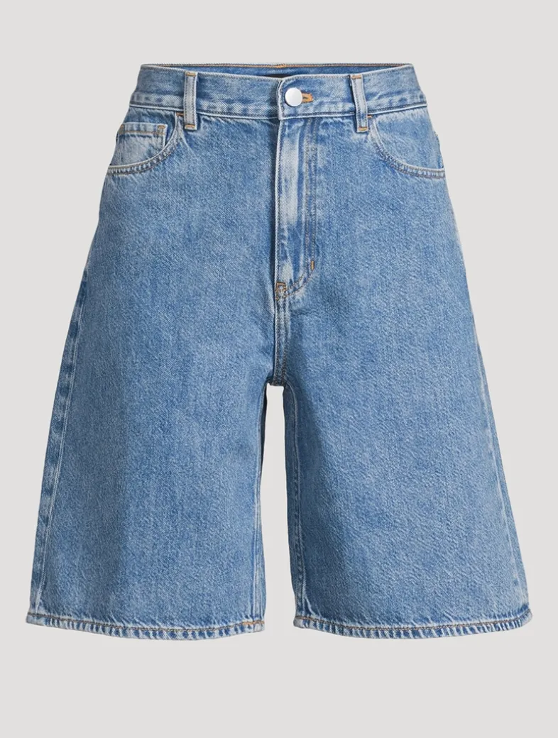 Denim Bermuda Shorts