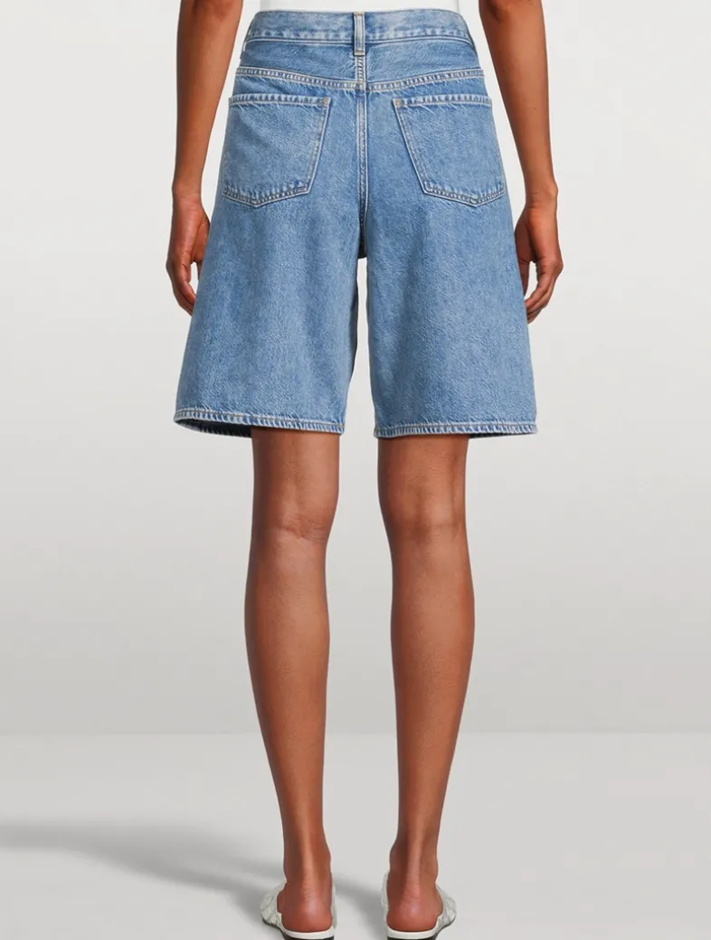 Denim Bermuda Shorts