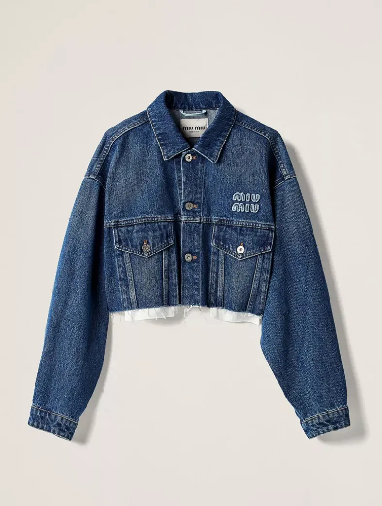 Denim Blouson Jacket