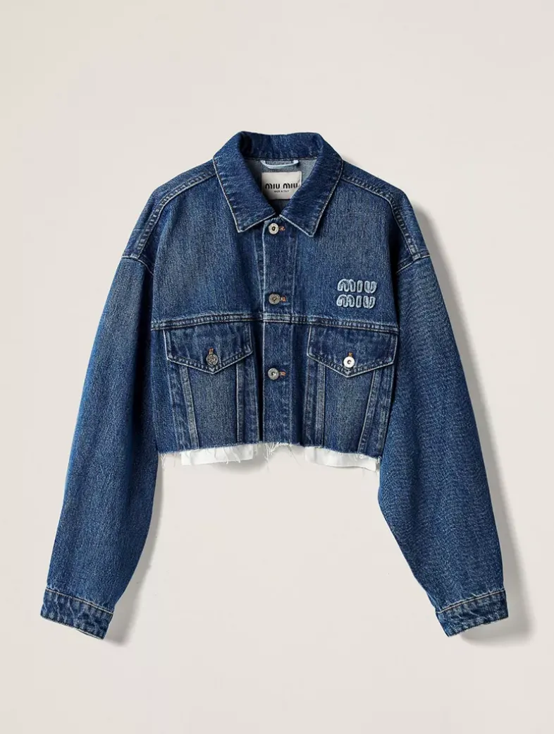 Denim Blouson Jacket