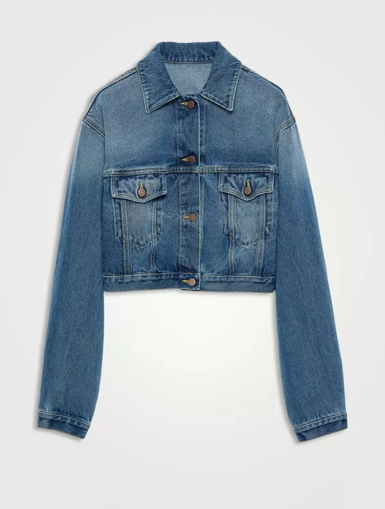 Denim Blouson Jacket