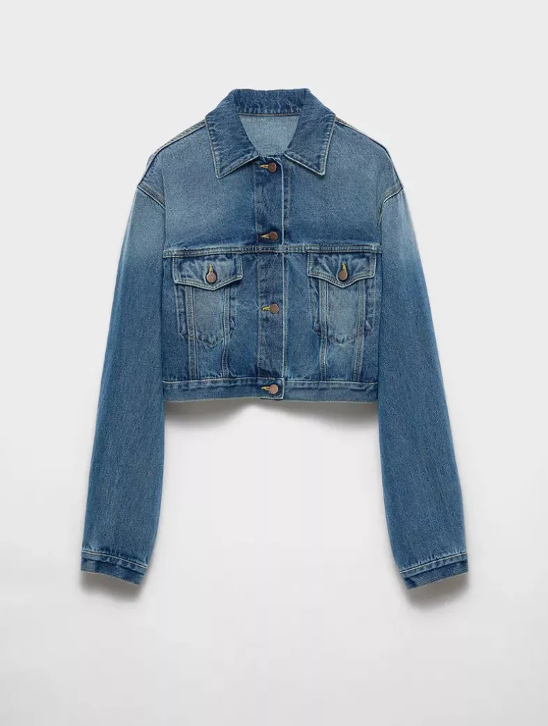 Denim Blouson Jacket