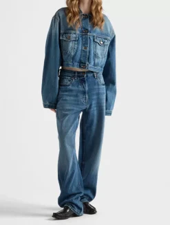 Denim Blouson Jacket