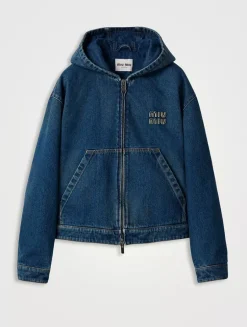 Denim Hoodie Jacket