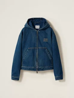 Denim Hoodie Jacket