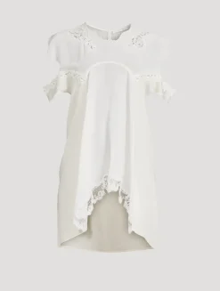 Desy Lace Silk Blouse