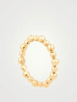 Dew Drop 14K Gold Band