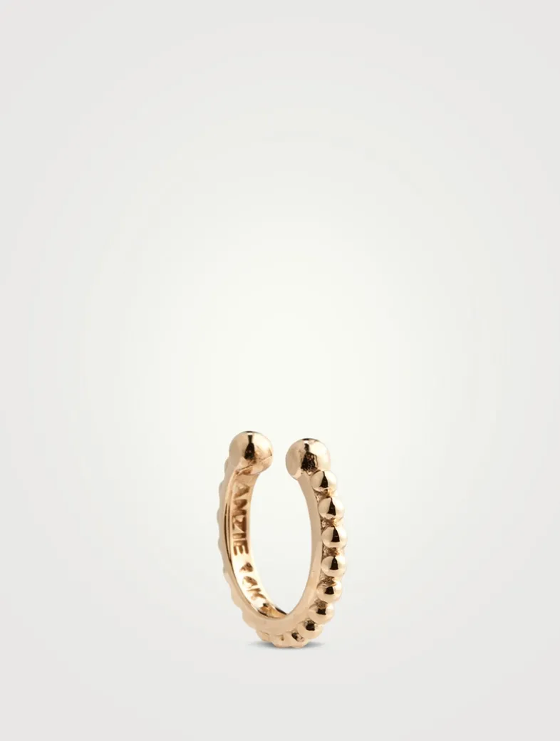 Dew Drop 14K Gold Ear Cuff