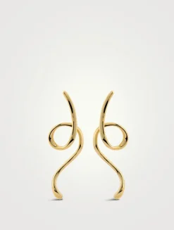 DEZI x Luv AJ Ribbon Drip Statement Earrings