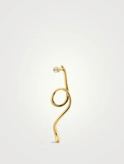 DEZI x Luv AJ Ribbon Drip Statement Earrings