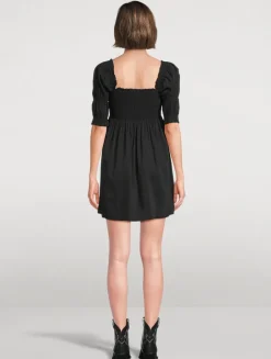 Dione Smocked Mini Dress