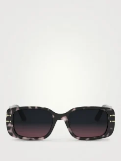 DiorSignature S12I Rectangular Sunglasses