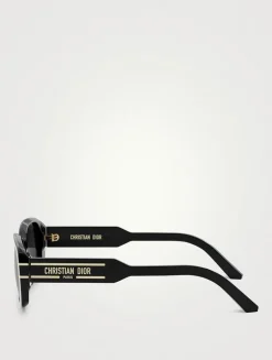 DiorSignature S12I Rectangular Sunglasses