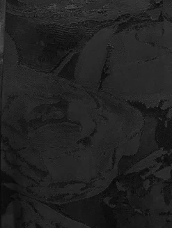 Dirios Floral Jacquard Gown