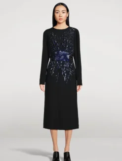 Dofili Embellished Midi Dress