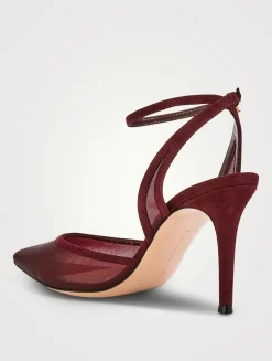 Dorotea Suede And Mesh Pumps