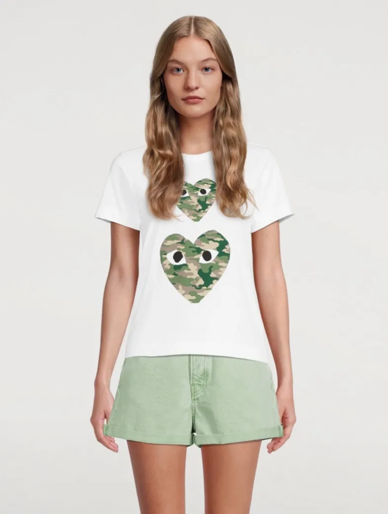 Double Camo Heart T-Shirt