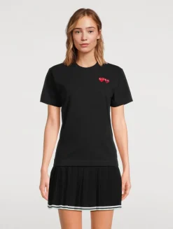 Double Heart Patch T-Shirt