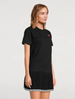 Double Heart Patch T-Shirt