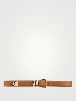 Double Ring Leather Belt