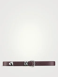 Double Ring Leather Belt