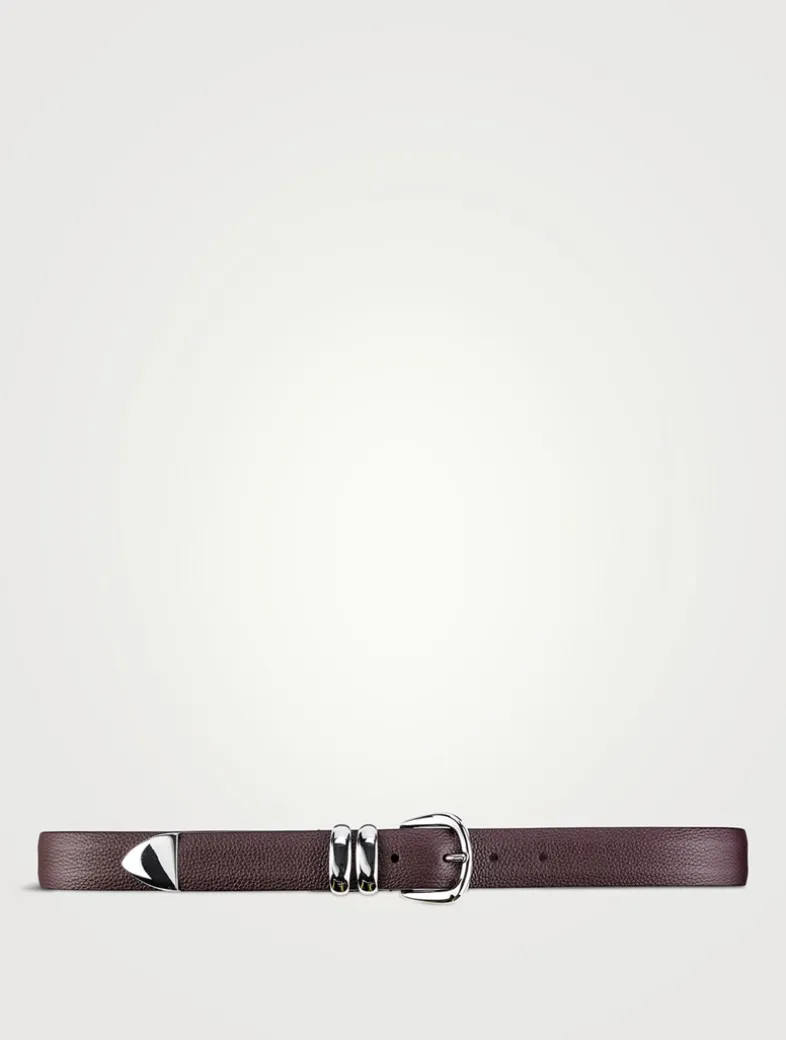 Double Ring Leather Belt