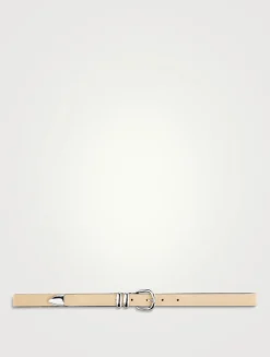 Double Ring Suede Belt