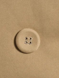 Double-Breasted Cotton Twill Jacket