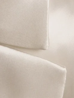 Double-Breasted Satin Vest