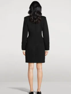 Double-Breasted Wool And Cashmere Coat