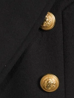 Double-Breasted Wool And Cashmere Coat