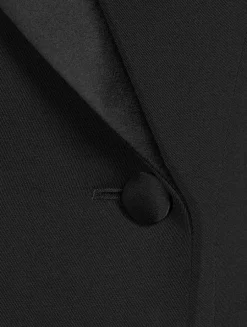 Double-Breasted Wool Tuxedo Jacket