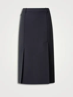 Double-Face Pencil Skirt